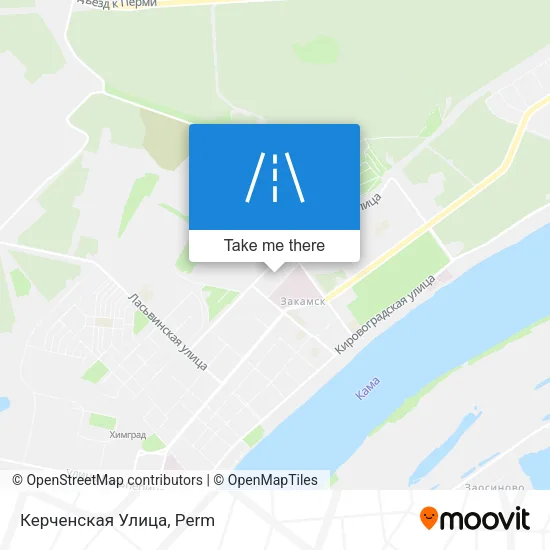 Керченская Улица map