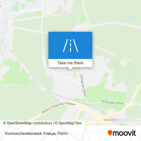 Колокольчиковая Улица map