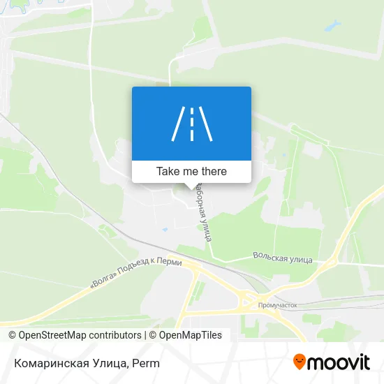 Комаринская Улица map