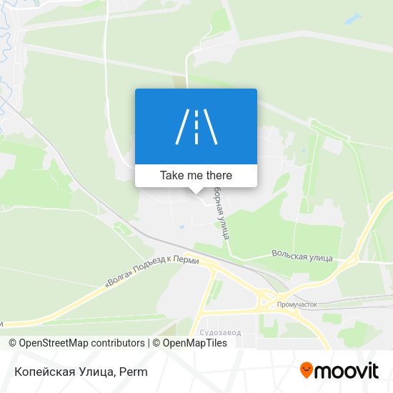 Копейская Улица map