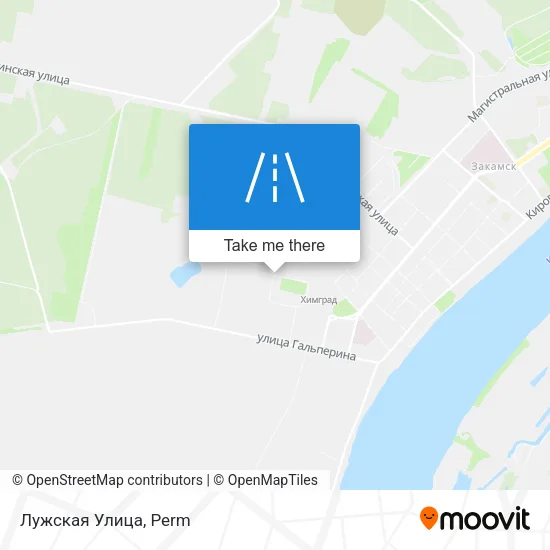 Лужская Улица map