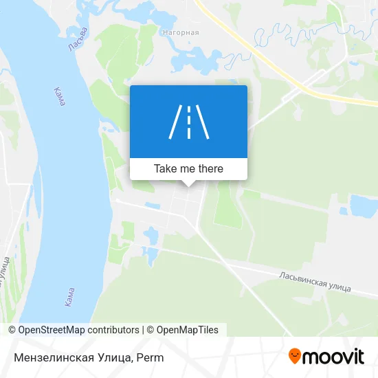 Мензелинская Улица map