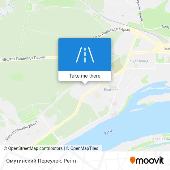 Омутинский Переулок map