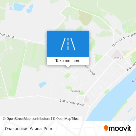 Очаковская Улица map