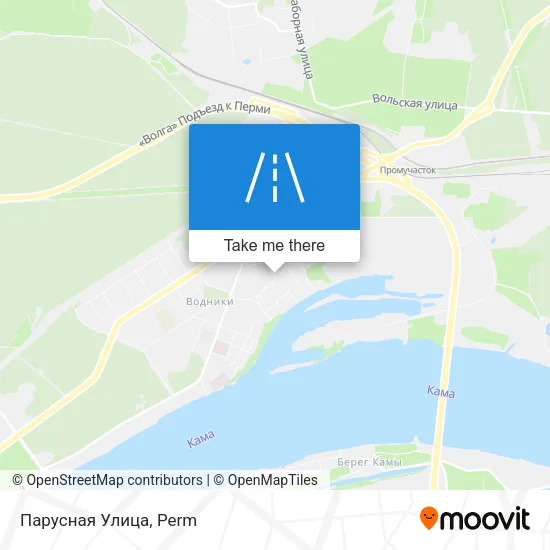 Парусная Улица map