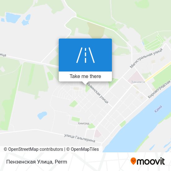 Пензенская Улица map