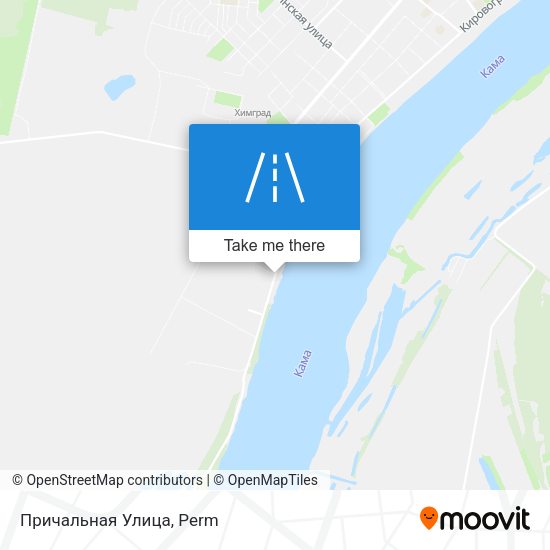 Причальная Улица map