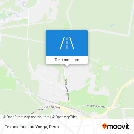 Тихоокеанская Улица map