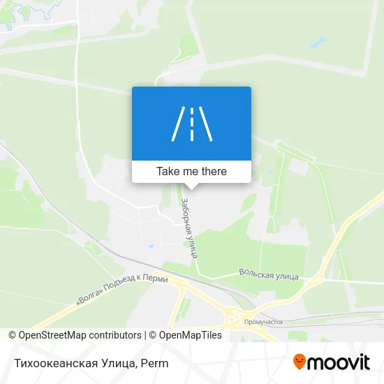 Тихоокеанская Улица map