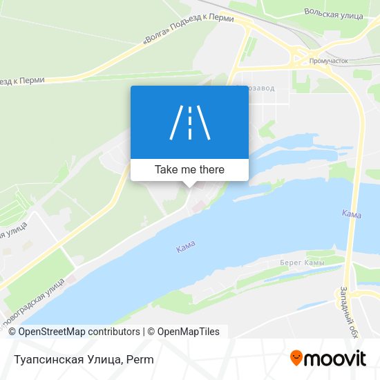 Туапсинская Улица map