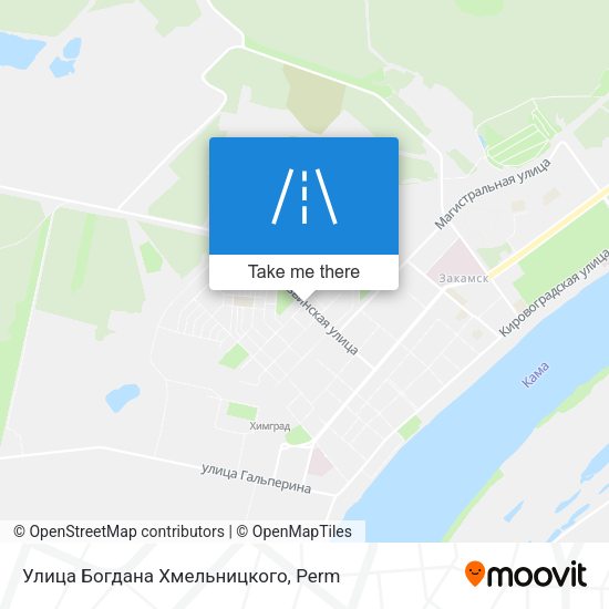 Улица Богдана Хмельницкого map