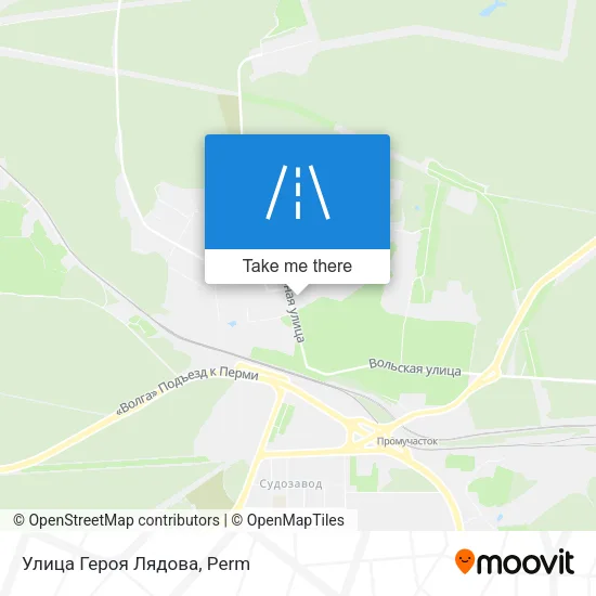 Улица Героя Лядова map