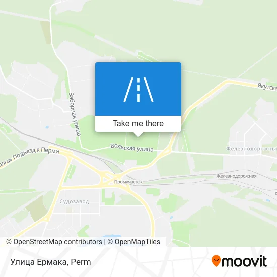 Улица Ермака map