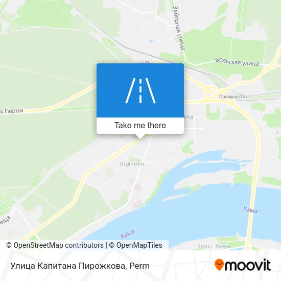 Улица Капитана Пирожкова map