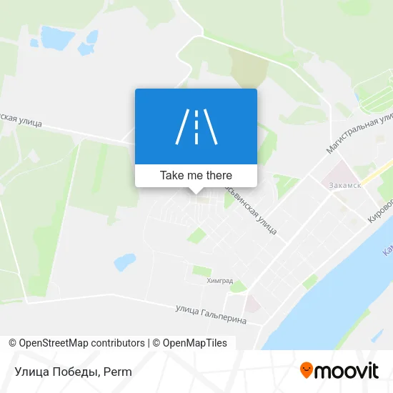 Улица Победы map