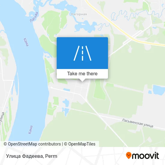 Улица Фадеева map