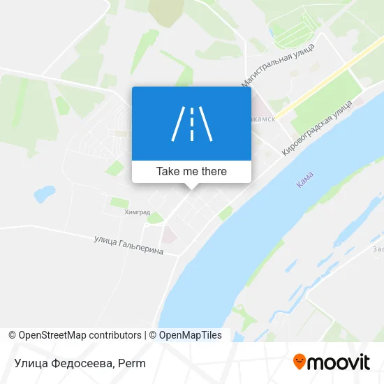 Улица Федосеева map