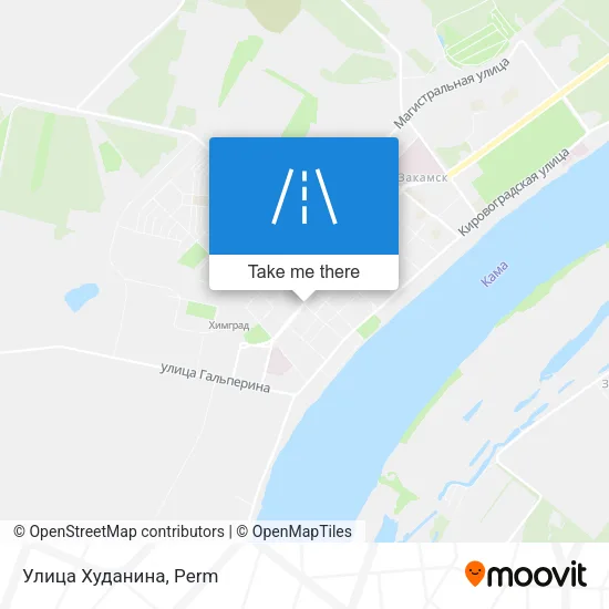 Улица Худанина map