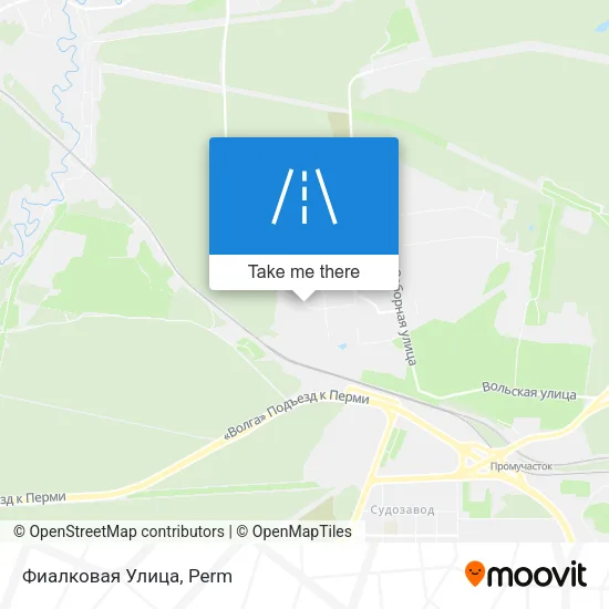 Фиалковая Улица map