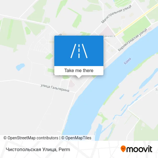Чистопольская Улица map
