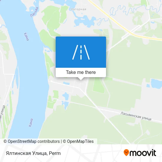 Ялтинская Улица map