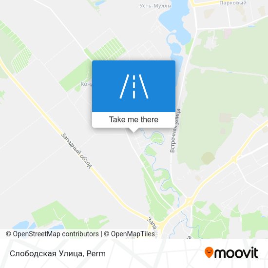 Слободская Улица map