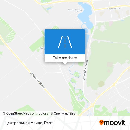 Центральная Улица map