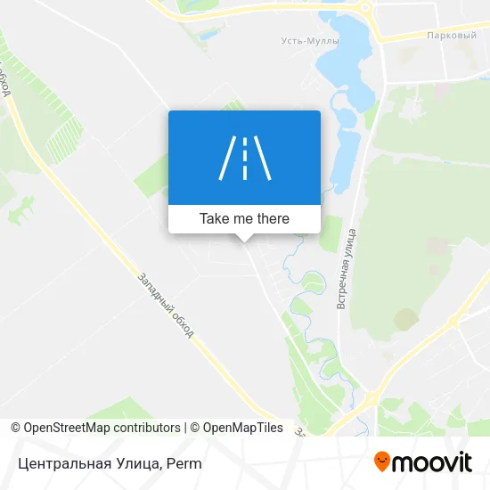 Центральная Улица map