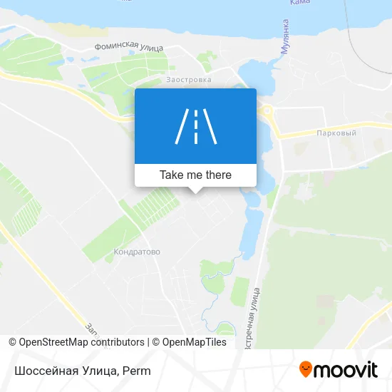 Шоссейная Улица map