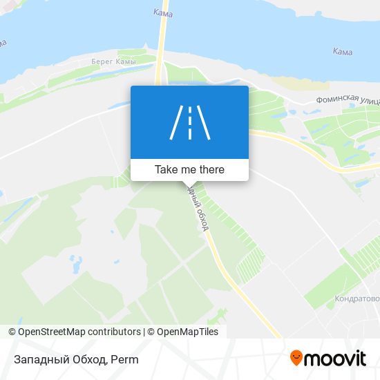 Западный Обход map