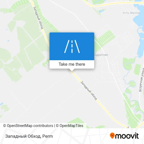 Западный Обход map