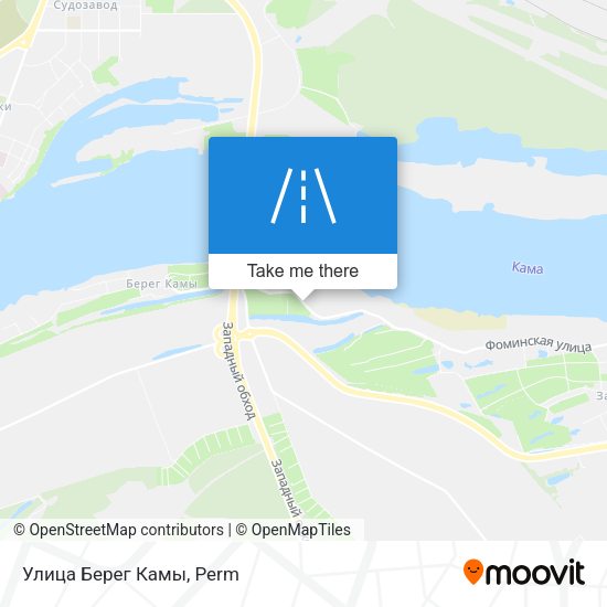 Улица Берег Камы map