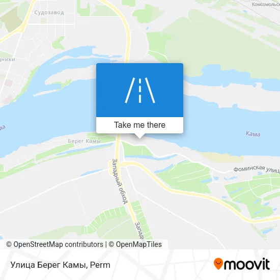 Улица Берег Камы map