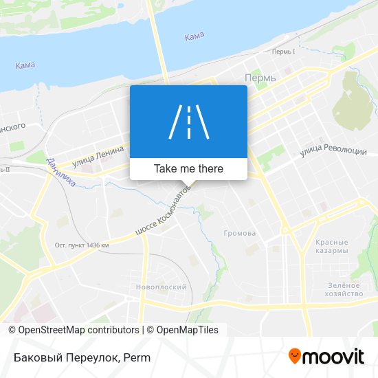 Баковый Переулок map
