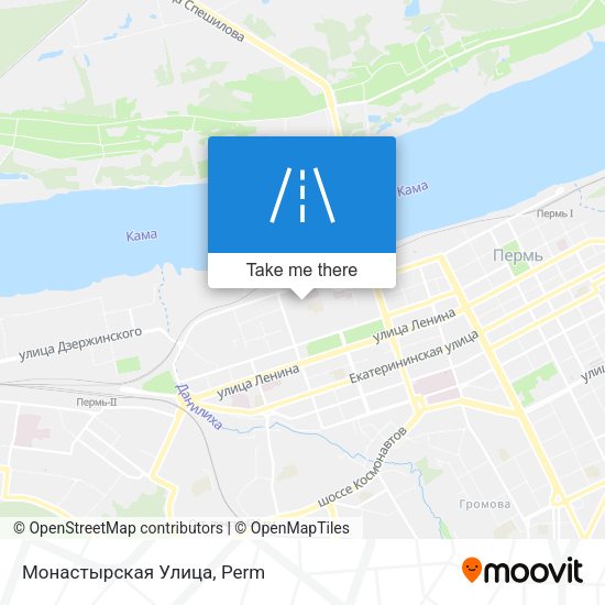 Монастырская Улица map