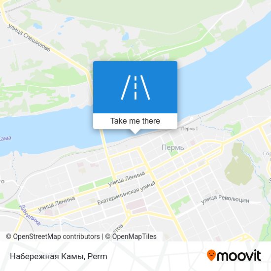 Набережная Камы map