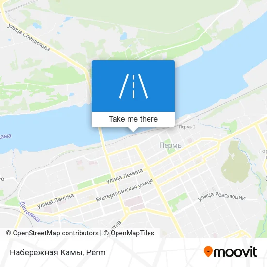 Набережная Камы map