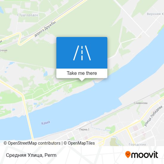 Средняя Улица map