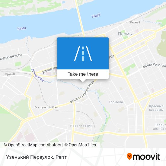 Узенький Переулок map