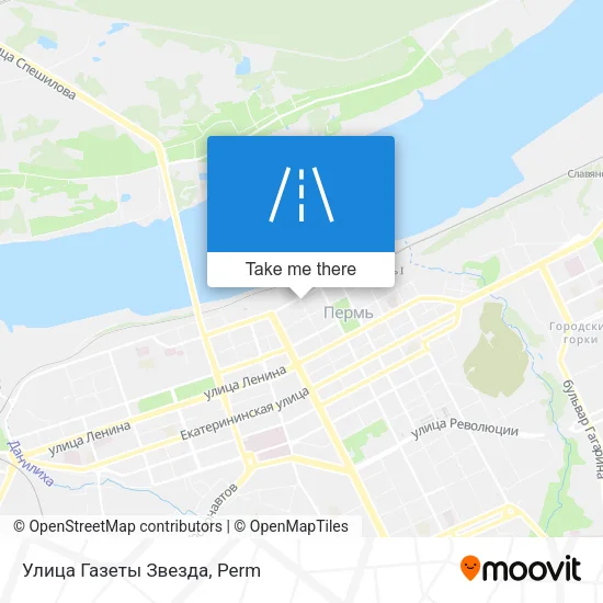Улица Газеты Звезда map