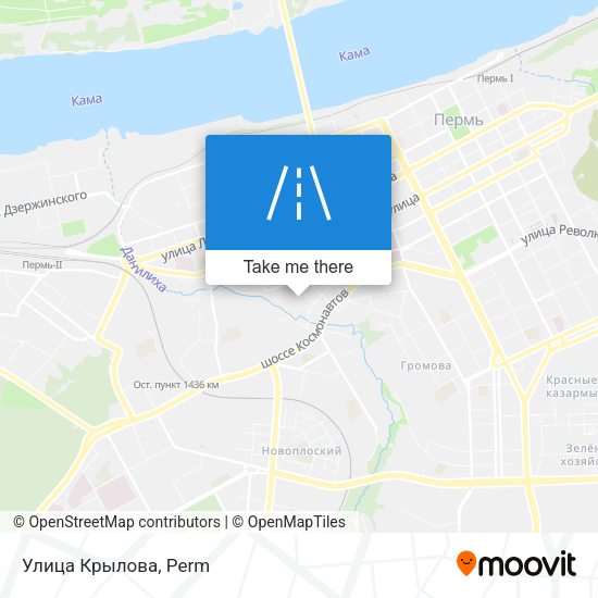 Улица Крылова map