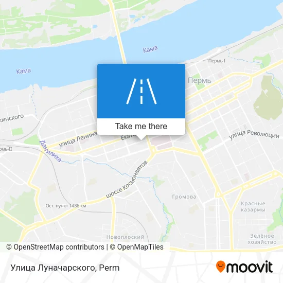 Улица Луначарского map