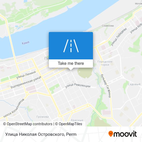 Улица Николая Островского map