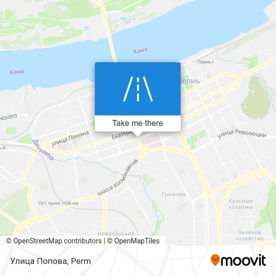 Улица Попова map