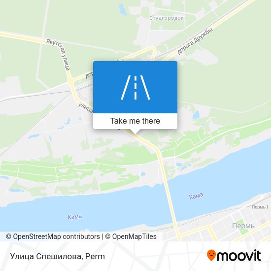 Улица Спешилова map