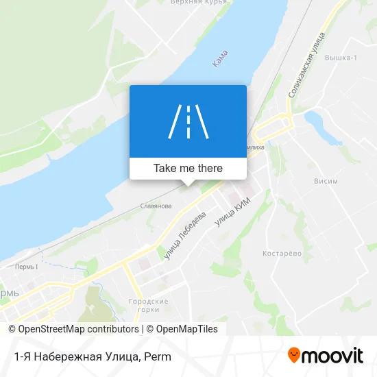1-Я Набережная Улица map