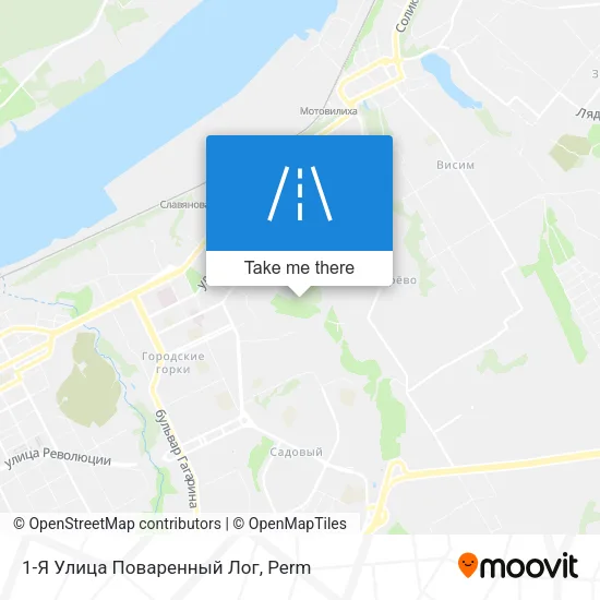 1-Я Улица Поваренный Лог map