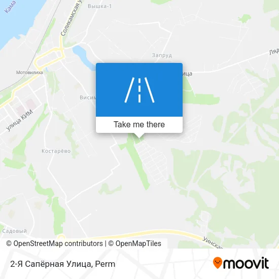 2-Я Сапёрная Улица map