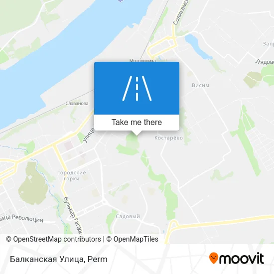 Балканская Улица map