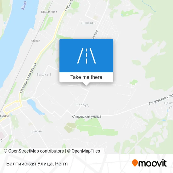 Балтийская Улица map